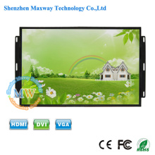 TFT color 26 inch LCD monitor open frame flush mount HDMI with metal case industrial grade